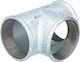 B1 Nr25 3"" Zinc-plated Screw-on Tee Opal