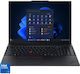 Lenovo ThinkPad E16 Gen 3 16" IPS FHD+ (Nucleu 5-210H/16GB/512GB SSD/W11 Pro) Negru (Tastatură Engleză Internațională)