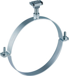 315mm Adjustable Pipe Clamp Galvanized Steel Pluvia