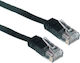 Spacer Patch Cord Utp Spacer Cat5e 0.5m Black "sp-pt-cat5-0.5m-bk"