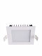 Italux Parallelogramm Vertieft LED Panel 14W mit Warmes Weiß Licht 3000K
