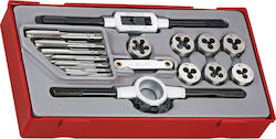 Teng Tools Hand Taps with Tap Wrench 17pcs