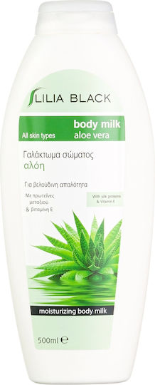 Lilia Black Moisturizing Milk Body with Aloe Vera 500ml
