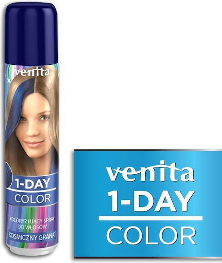 Venita Полуперманентна Боя за Коса в Спрей 5 Космическо Синьо 50ml