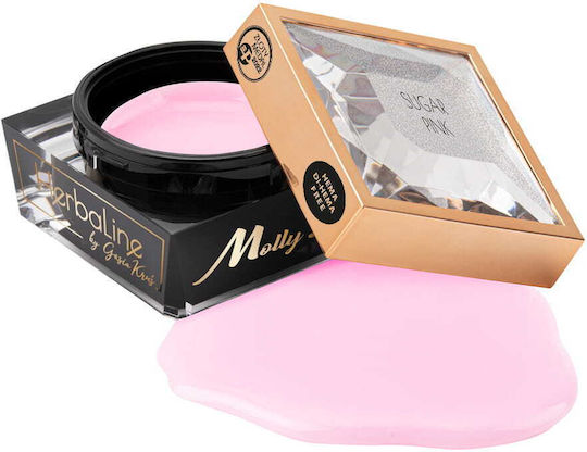 Nail Building Gel Hema/di-hema Free Tea Tree Oil Mollylac Herbaline Sugar Pink By Gosia Kruś 50 G