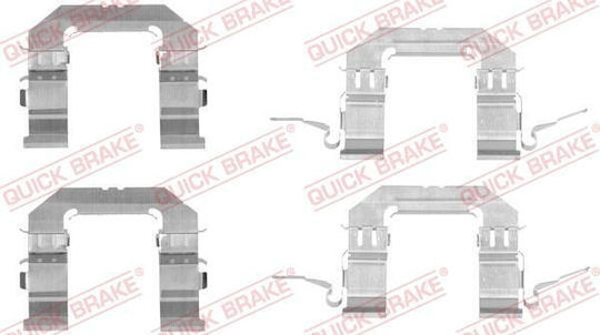Bremsensatz Nissan Murano 02-14 Navara 04- Pathfinder 05-14 Qashqai 07-15 Renault Koleos 08- Infiniti G Limousine 07 Qb1091722-10951