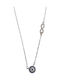 Prince Silvero Necklace Eye from Silver with Zircon