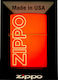Zippo Red Metallic Lasered Logo Lighter 60005926