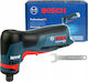 Bosch GWG 12V-50 S Solo Battery Powered Straight Sander 12V with Speed Control 06013A7000