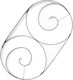 Steel Croissant Cookie Cutter 13 cm