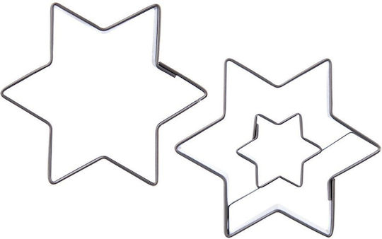 Steel Star Keksausstecher 6.3 Cm 2 Stück