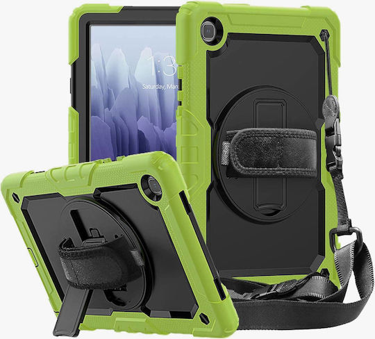 Case Samsung Galaxy A8 10.5" Stand Shoulder Strap Green