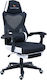 Raptor-Gaming Venom Scaun Gaming Din piele ecologică cu Suport pentru picioare Albă