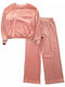 Kids Sweatpants Set Pink 2pcs