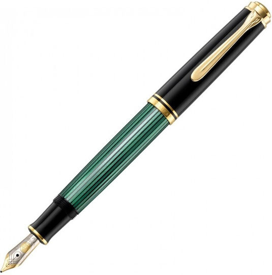 Pelikan Souveran M600 Stilou Broad Cu Cerneală Neagră