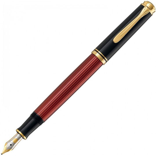 Pelikan Souveran M600 Füllfederhalter Mittel mit Schwarzer Tintenfarbe