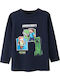 Kids' Shirt Long Sleeve Blue