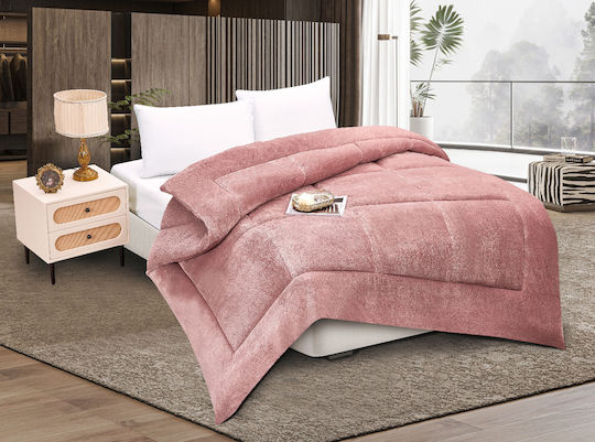 Silk Fashion Duvet Cover Single 160x220cm Old Rose