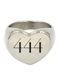 Пръстен Севалие Сърце Неръждаема Стомана Heart Seal Silver