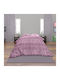 Dimcol Duvet Queen 220x240cm Shadow 25 Light Purple 300 GSMGsm