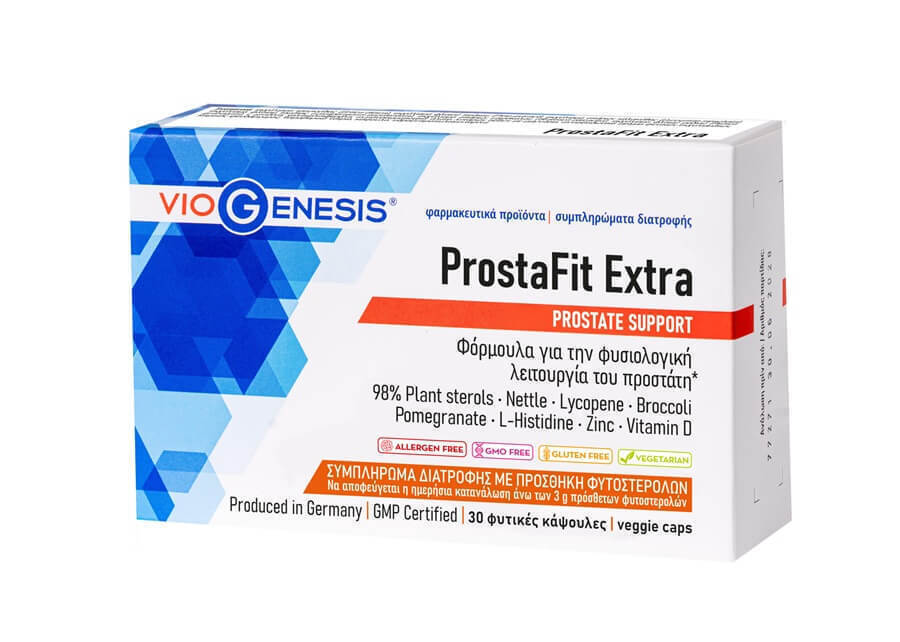 Viogenesis ProstaFit Extra Συμπλήρωμα για την Υγεία του Προστάτη 30 φυτικές κάψουλες