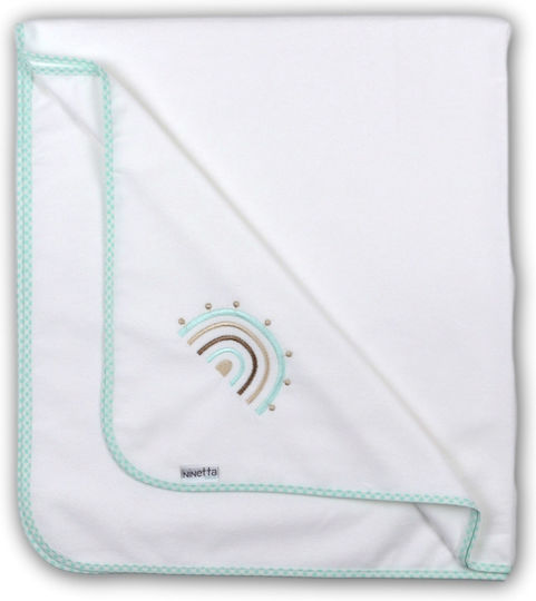 Ninetta Bebe Scutec Turcoaz 80x90εκ.