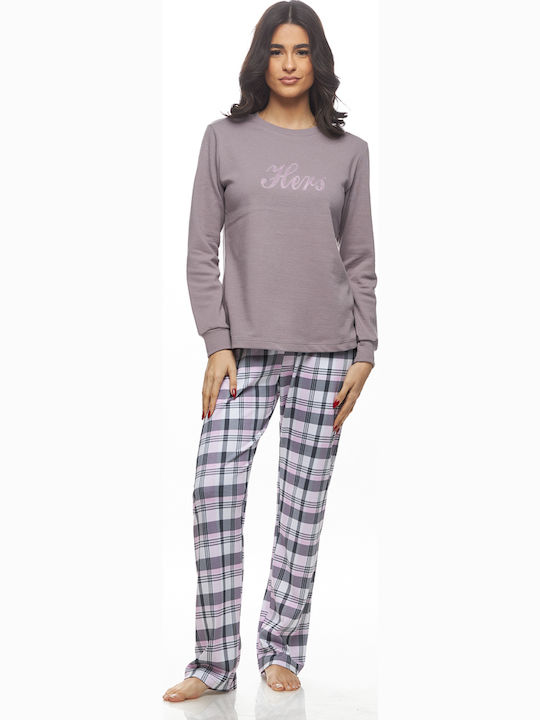 Galaxy Summer Women's Pyjama Set Gray