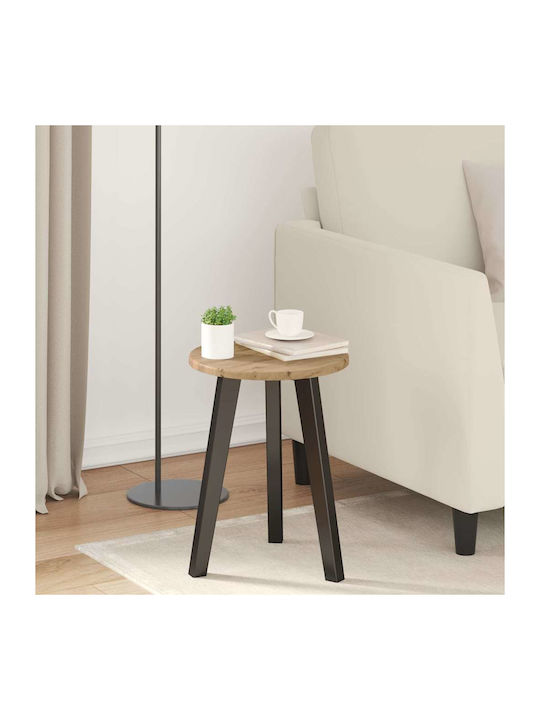 vidaXL Rund Tischoberfläche aus Spanplatte Oak 30x30x1.5cm 880380 1Stück