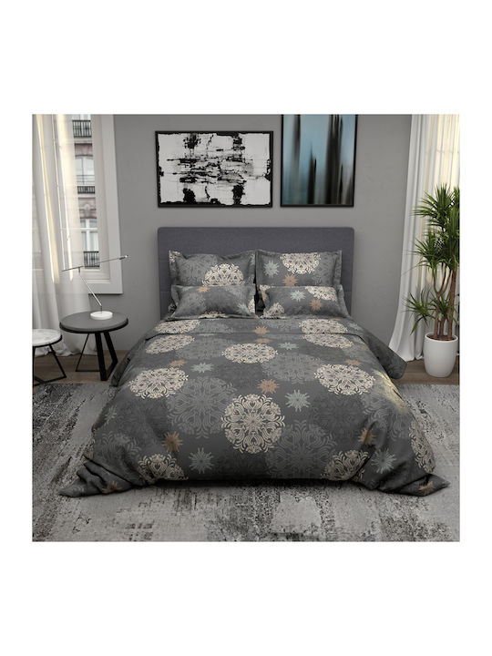 Charalambidis Textiles Чаршаф King Size с Ласти...
