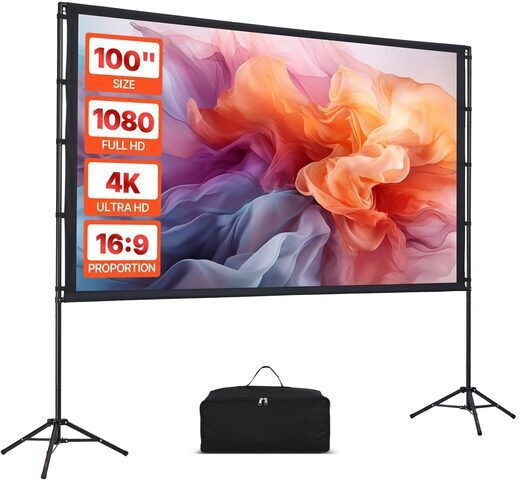 Οθόνη Προβολής Projector Δαπέδου με Λόγο Εικόνας 16:9 / 100"