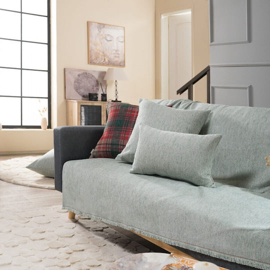 Teoran Madison Four-Seater Sofa Throw Chenille 180x350cm 13