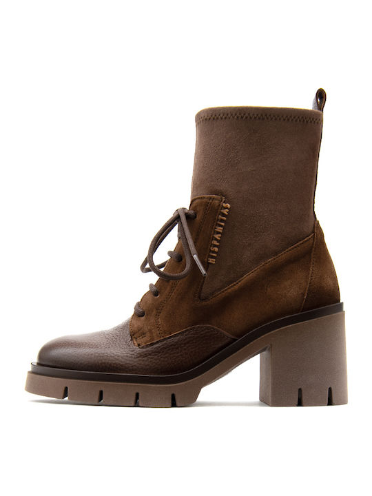 Hispanitas Ghete De Piele Dama Ankle Maro