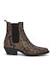 Leather Women's Chelsea Boots Brown