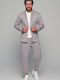 Alcantara Ben Tailor Herrenhosen Set aus Hose und Hemd Grau