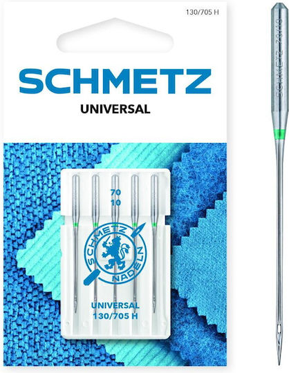 Set 5 Универсални Игли За Шевни Машини Размер 70 Schmetz 130/705 H Vbs
