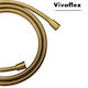 Viospiral 00-12410/k Σπιράλ Nτούζ Double Lock Brushed Gold 175 Cm