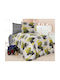 MayHome Set Kids Duvet Cover Single with Pillowcase Gray 160x240cm