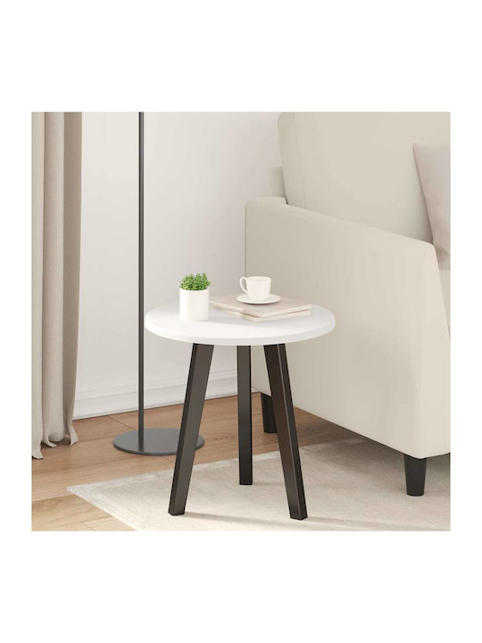 vidaXL Round Table Surface made of Particleboard White 40x40x1.5cm 880381 1pcs