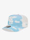 New Era Men's LA Dodgers Cloud All Over Print A-Frame Trucker Jockey Pastel Purple 60358070