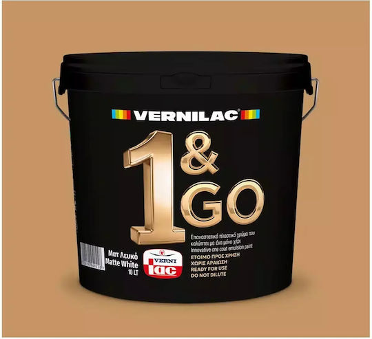 Vernilac Πλαστικό Χρώμα για Εσωτερική Χρήση Λευκό 10lt