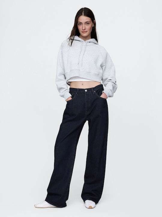 Damenjeans in Weit geschnittener Linie Dark Rinse