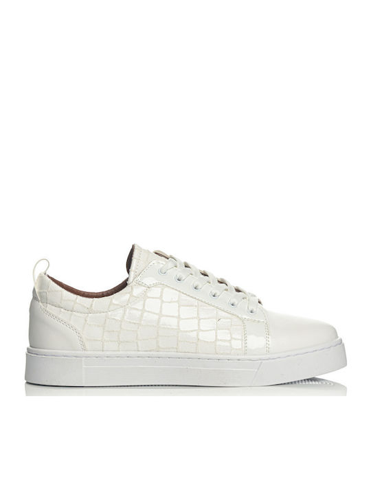 Ben Tailor Croco Sneakers White