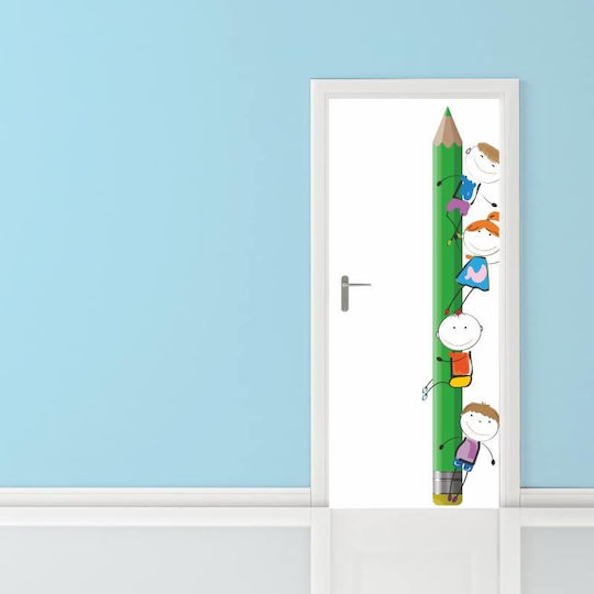 Caravelshop Детска стикерна за стена Врата 70x180бр