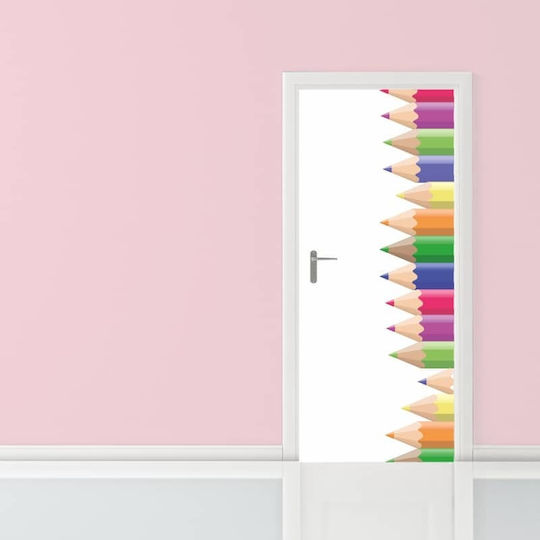 Caravelshop Детска стикерна за стена Врата 70x180бр