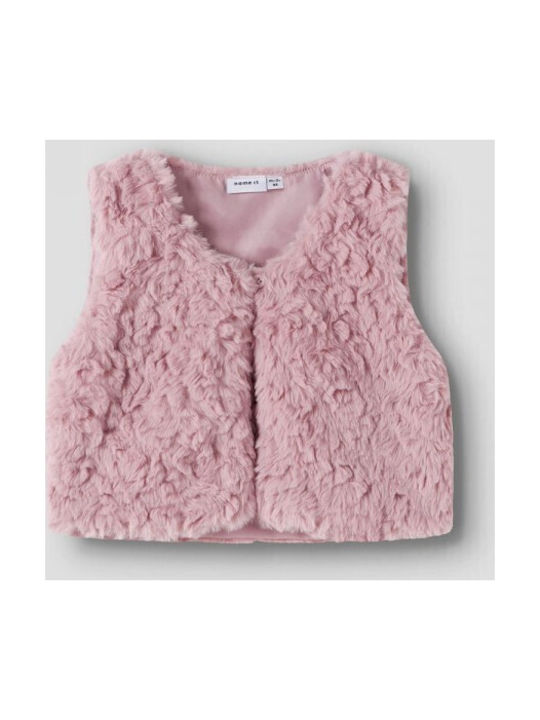 Kinderpelz Ärmellos Burnished Lilac