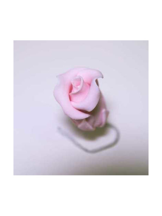 Pink Rose Bud 2cm Handmade Decorative Non Edible In EU