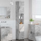 vidaXL Bathroom Cabinet L30xW35xH192cm Gray
