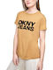 Logo Women's T-shirt Brown