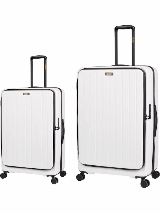 CAT Travel Suitcases Hard Maximum Height 68cm with 4 Wheels Set of 2 Pieces