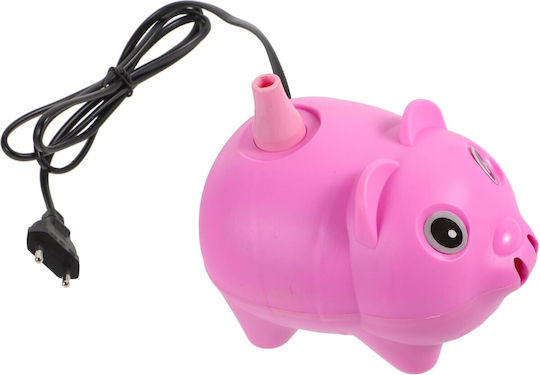 Electric Balloon Inflator Pump 380 W Plastic Pig Model Pink